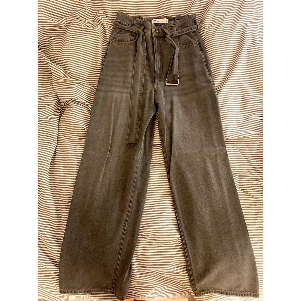 Zara Paperbag Jeans w/belt